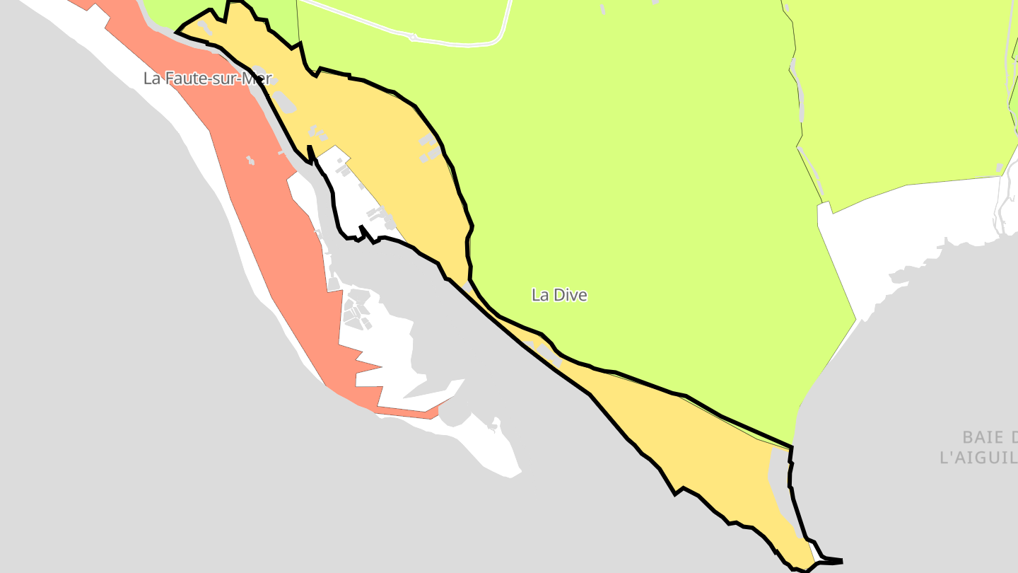 Carte des prix de l'immobilier L'Aiguillon-sur-Mer