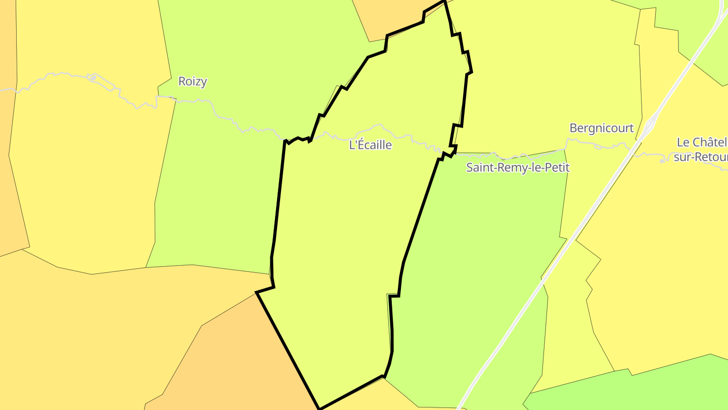 Carte des prix de l'immobilier L'Écaille