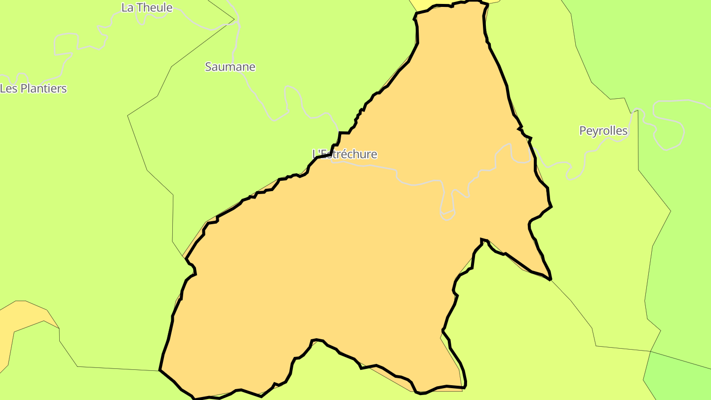 Carte des prix de l'immobilier L'Estréchure