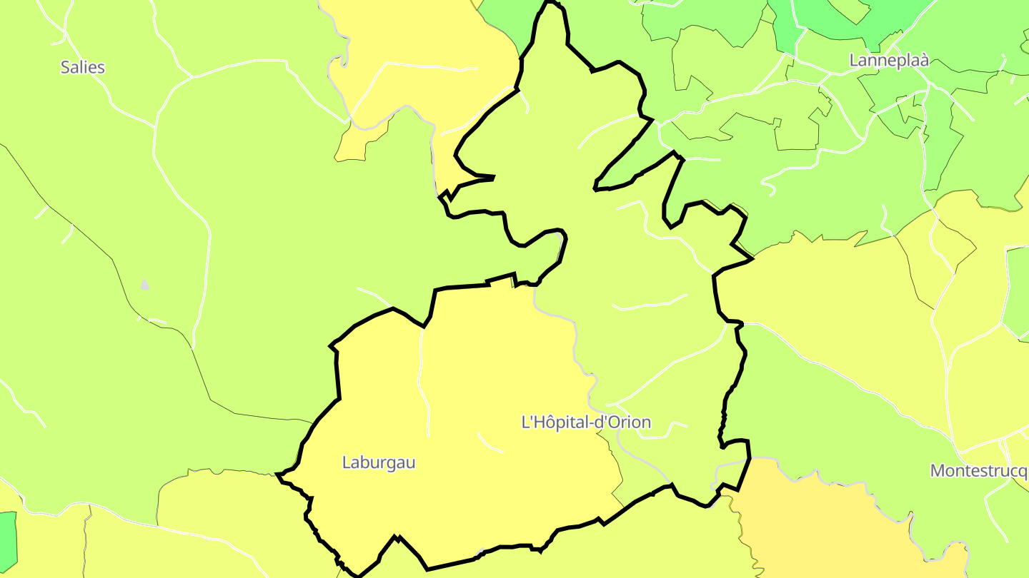 Carte des prix de l'immobilier L'Hôpital-d'Orion