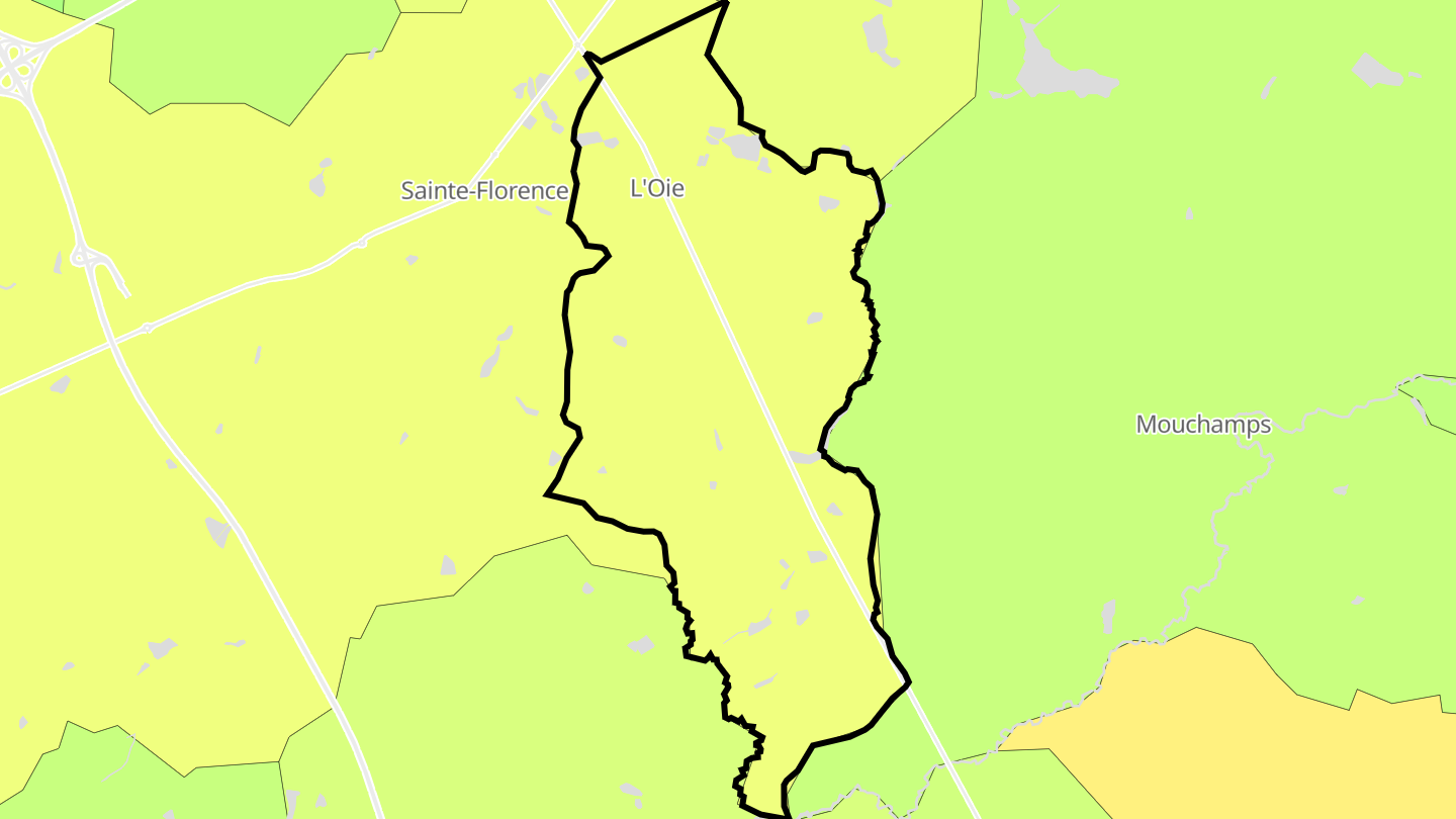 Carte des prix de l'immobilier L'Oie