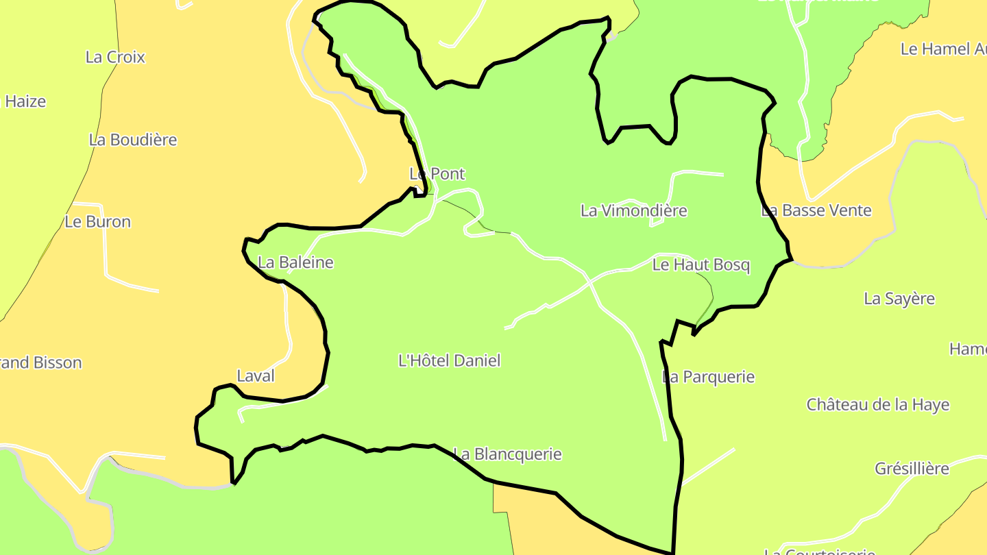 Carte des prix de l'immobilier La Baleine