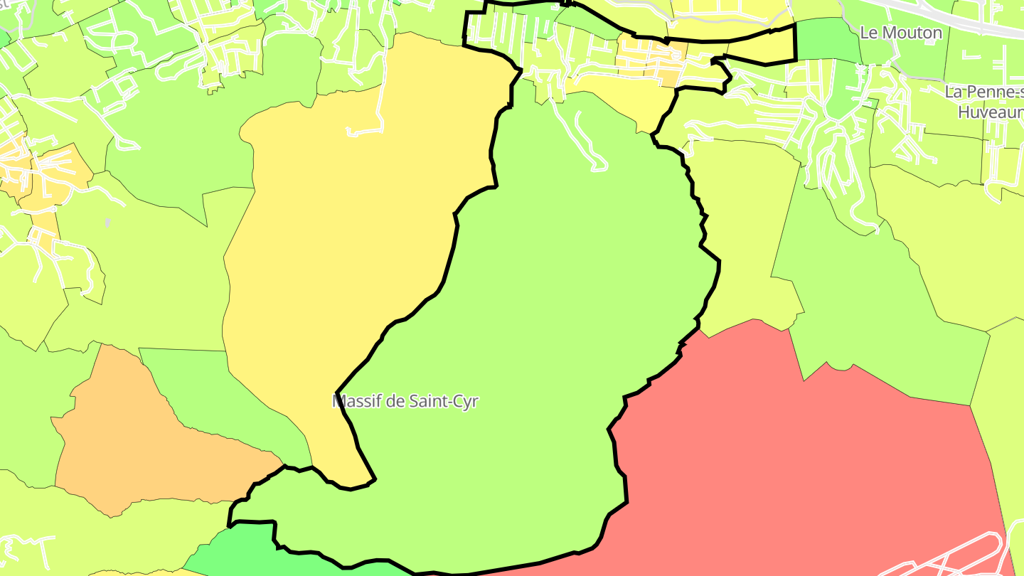 Carte des prix de l'immobilier La Barasse
