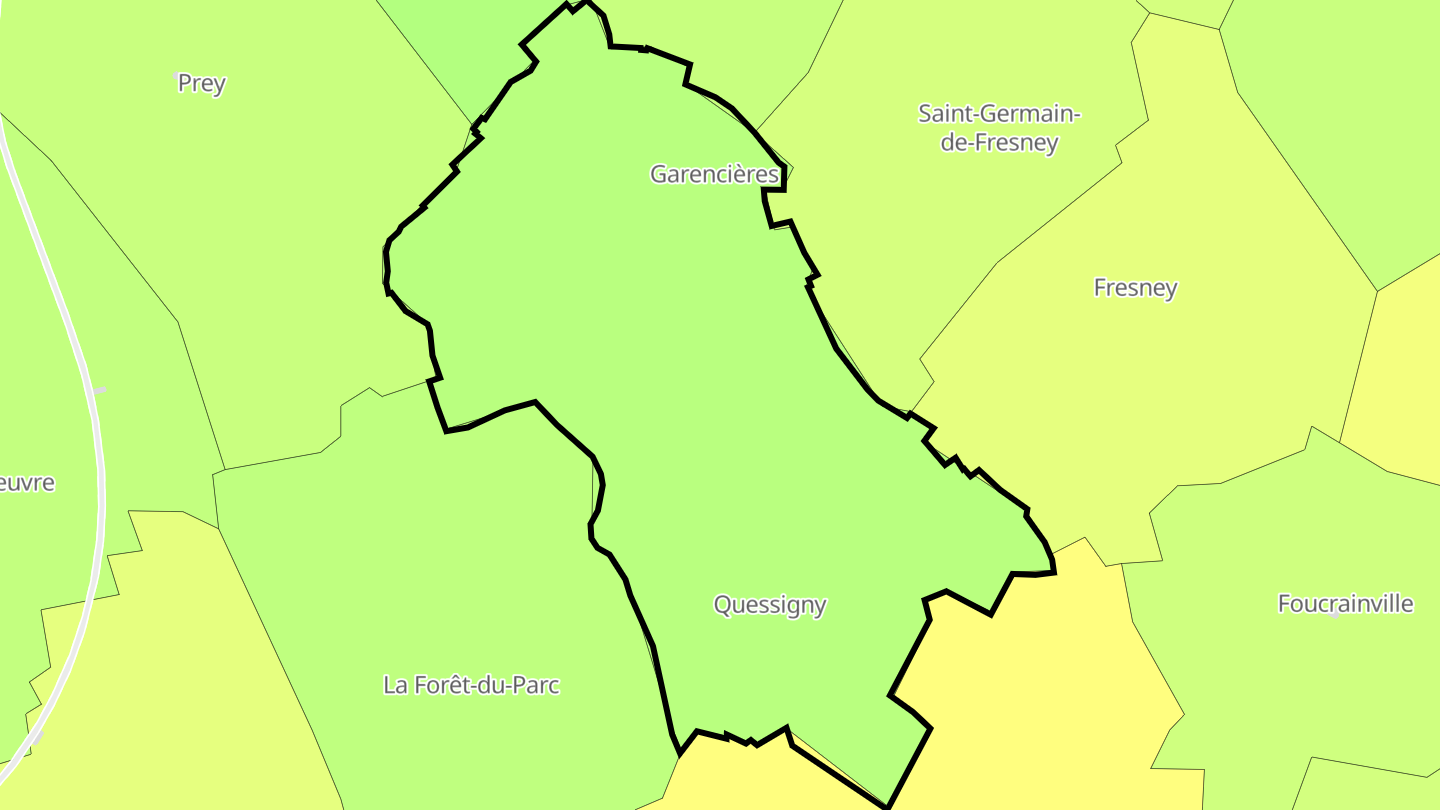 Carte des prix de l'immobilier La Baronnie