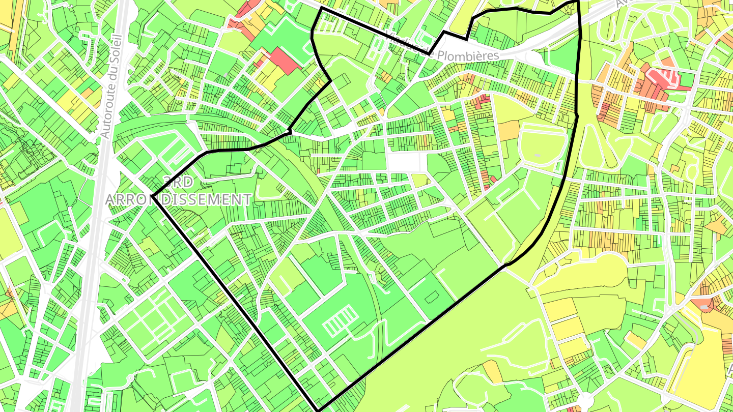 Carte des prix de l'immobilier La Belle de Mai