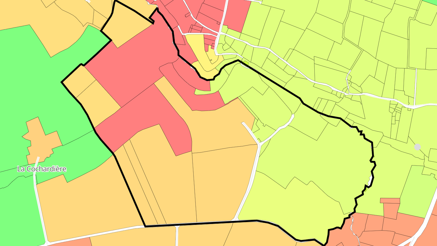 Carte des prix de l'immobilier La Bissonnière