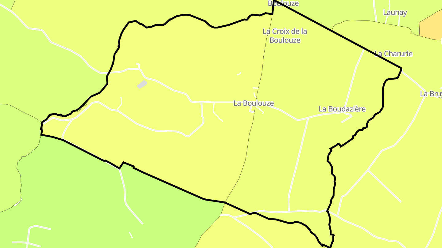 Carte des prix de l'immobilier La Boulouze
