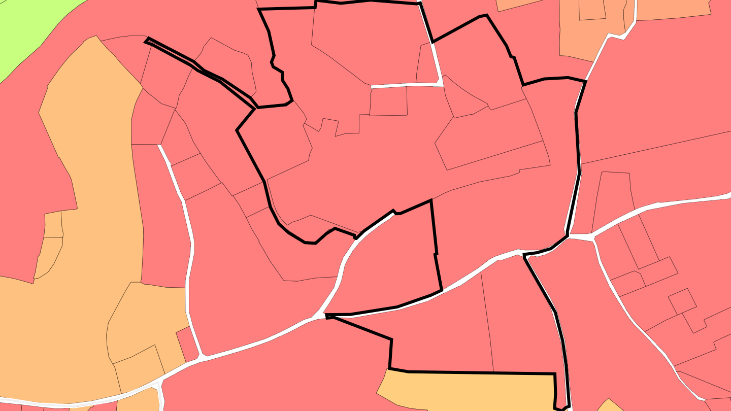 Carte des prix de l'immobilier La Bruyière