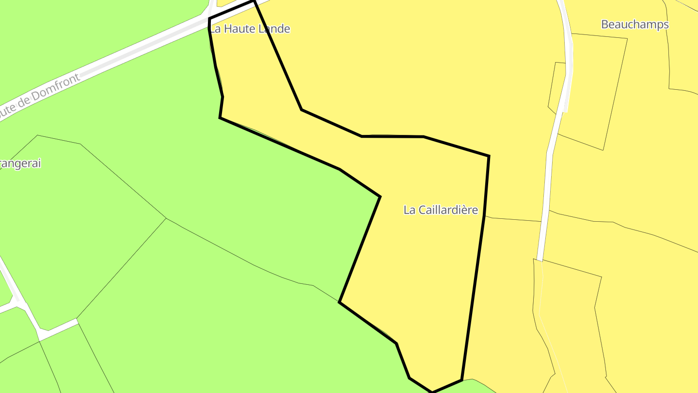 Carte des prix de l'immobilier La Caillardière