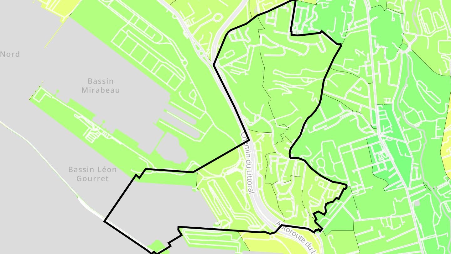 Carte des prix de l'immobilier La Calade