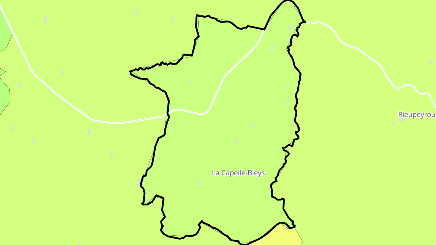 Carte des prix de l'immobilier La Capelle-Bleys