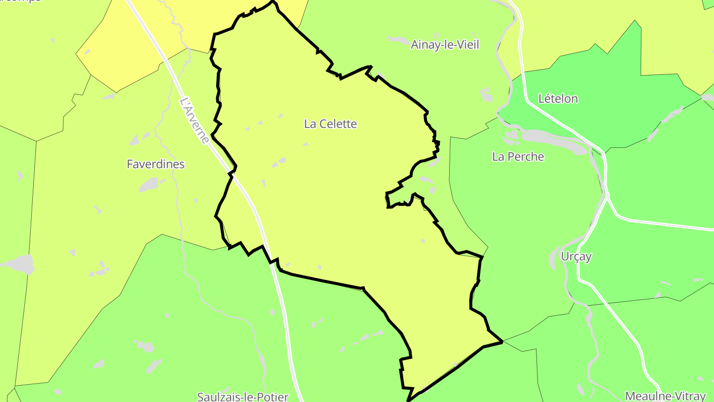 Carte des prix de l'immobilier La Celette