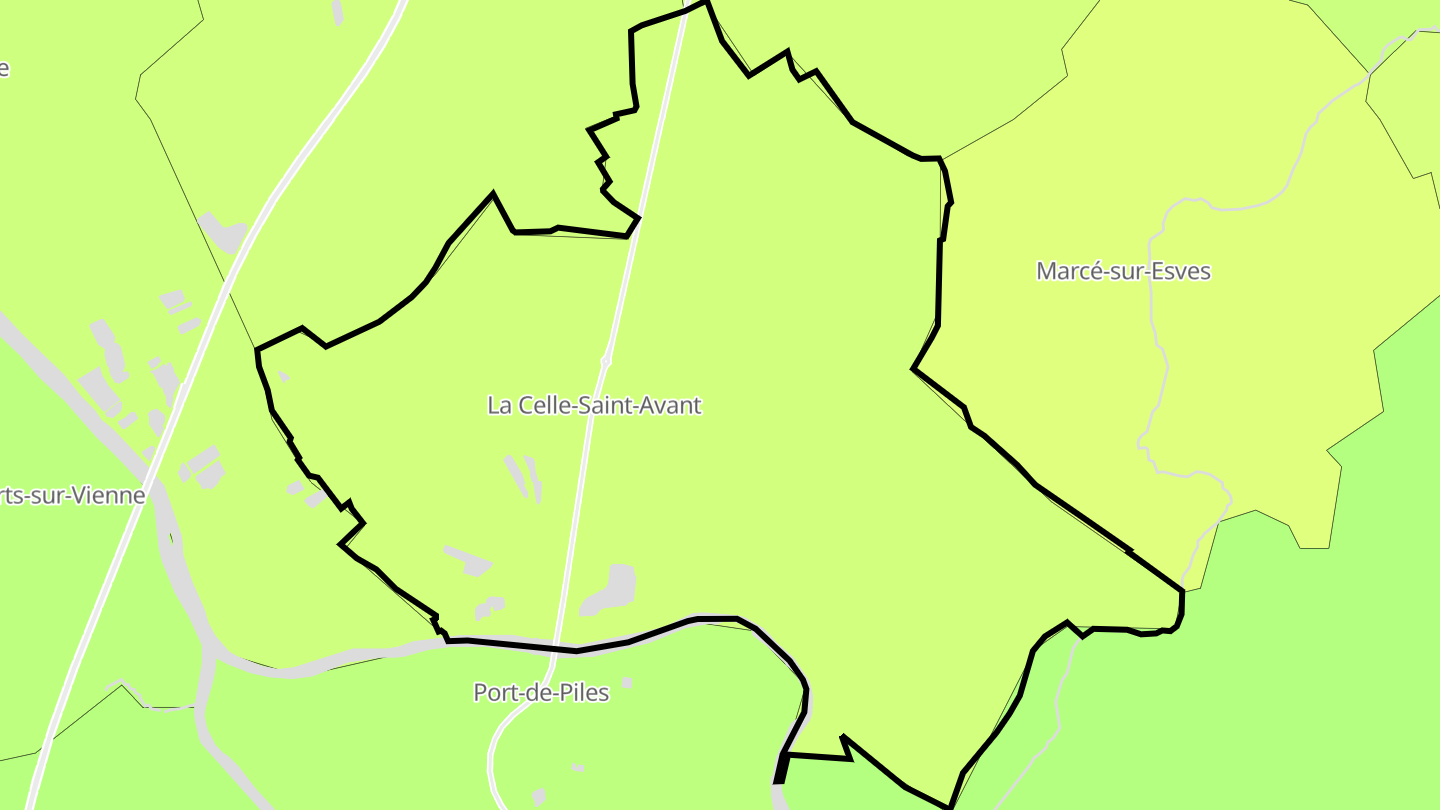 Carte des prix de l'immobilier La Celle-Saint-Avant