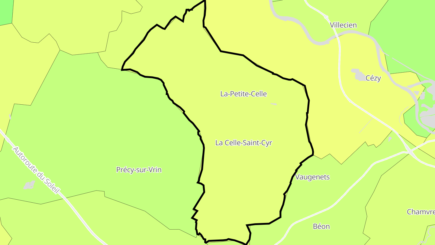 Carte des prix de l'immobilier La Celle-Saint-Cyr