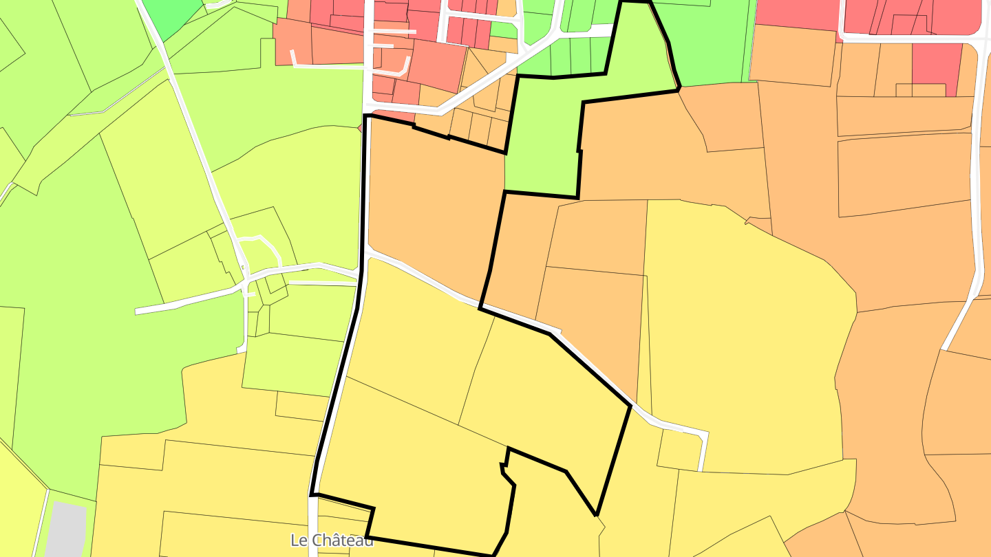 Carte des prix de l'immobilier La Championnière