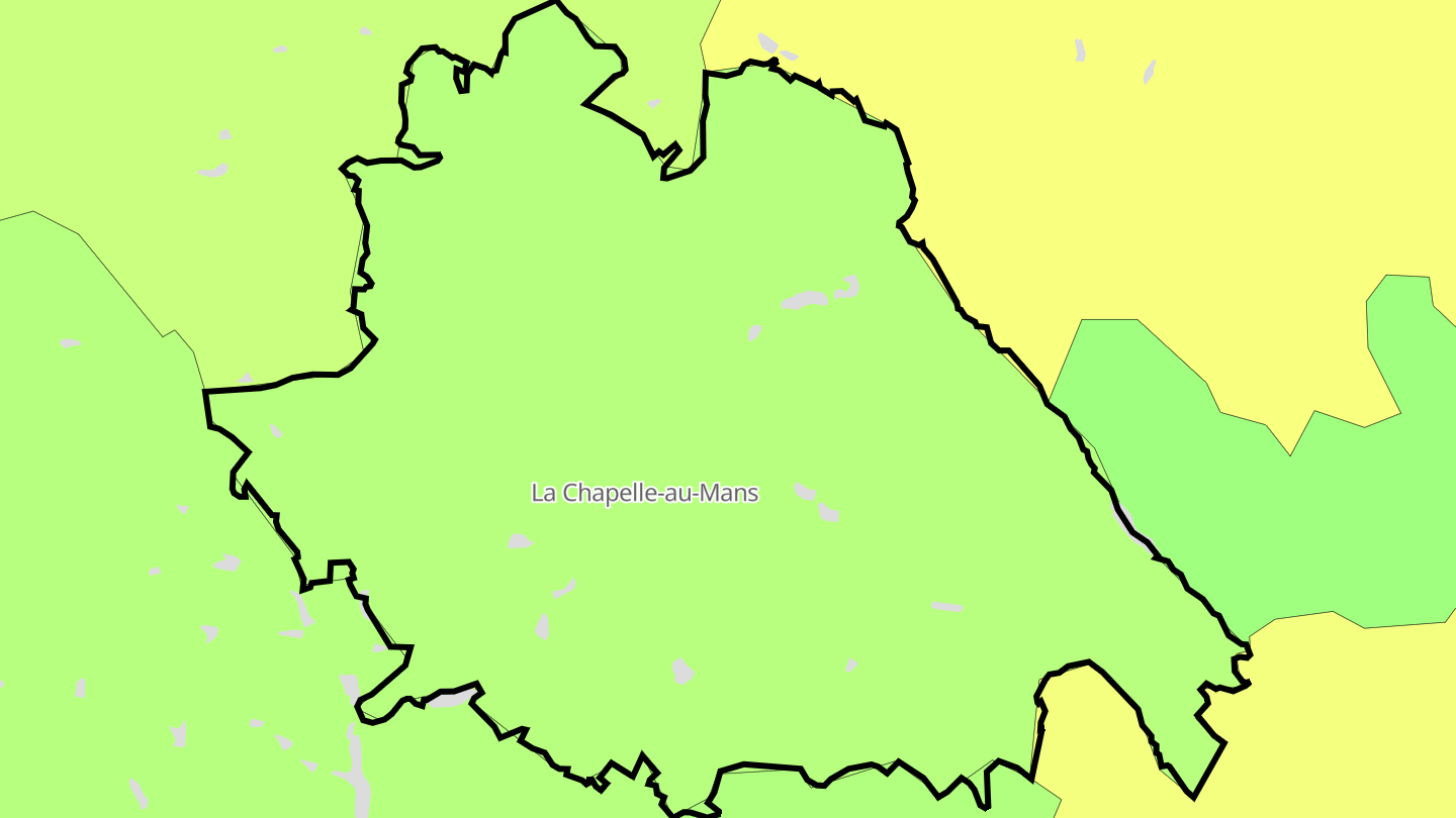 Carte des prix de l'immobilier La Chapelle-au-Mans