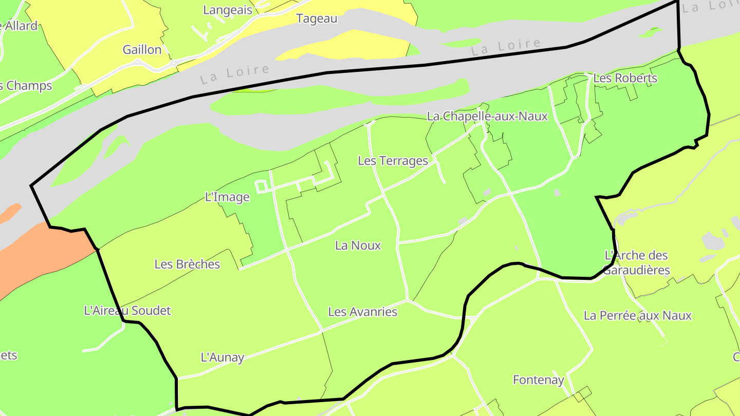 Carte des prix de l'immobilier La Chapelle-aux-Naux