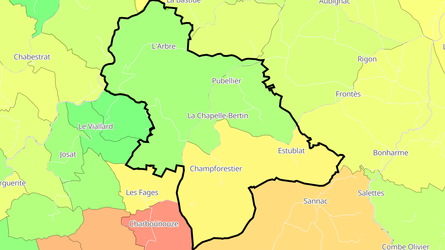 Carte des prix de l'immobilier La Chapelle-Bertin