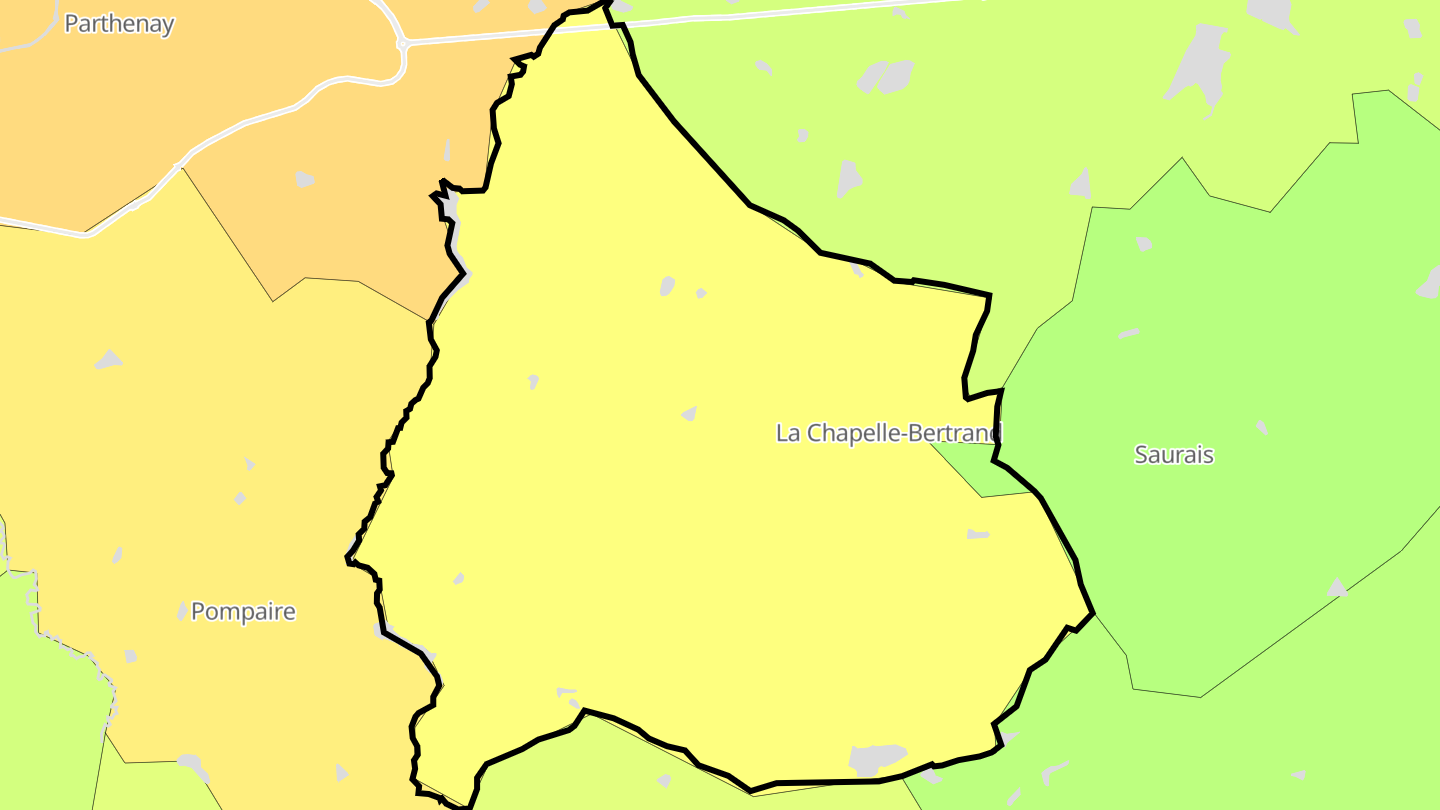 Carte des prix de l'immobilier La Chapelle-Bertrand