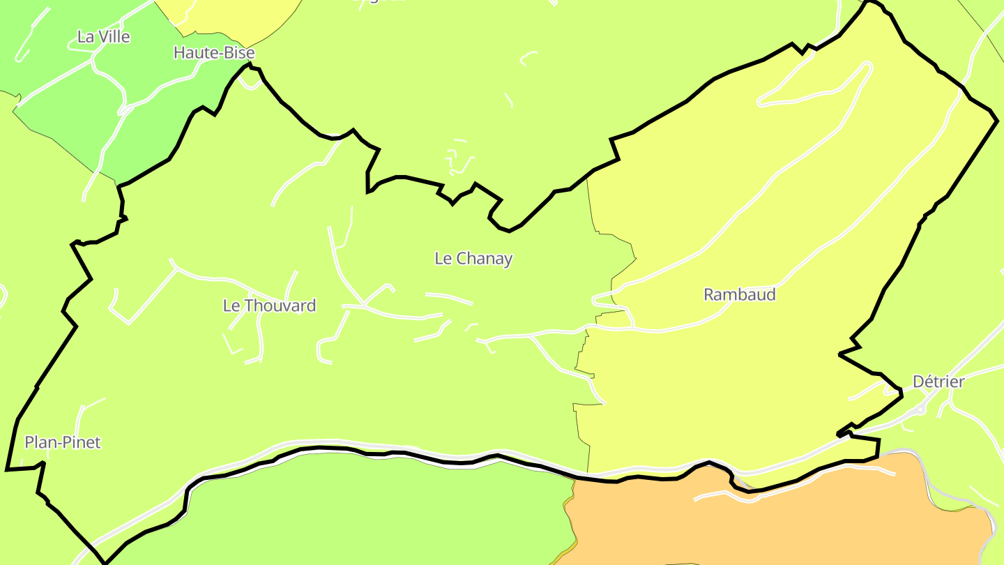 Carte des prix de l'immobilier La Chapelle-Blanche