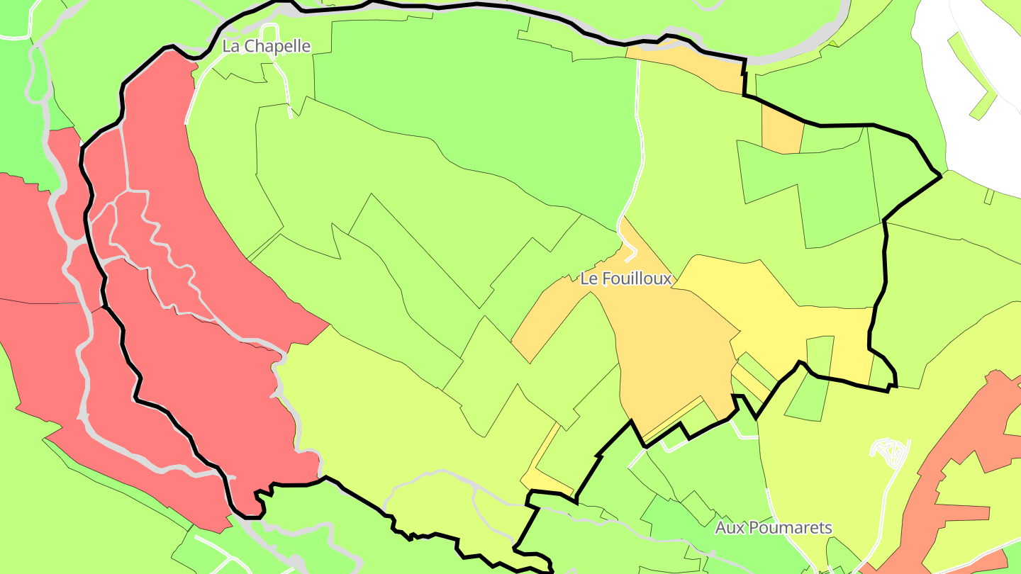 Carte des prix de l'immobilier La Chapelle