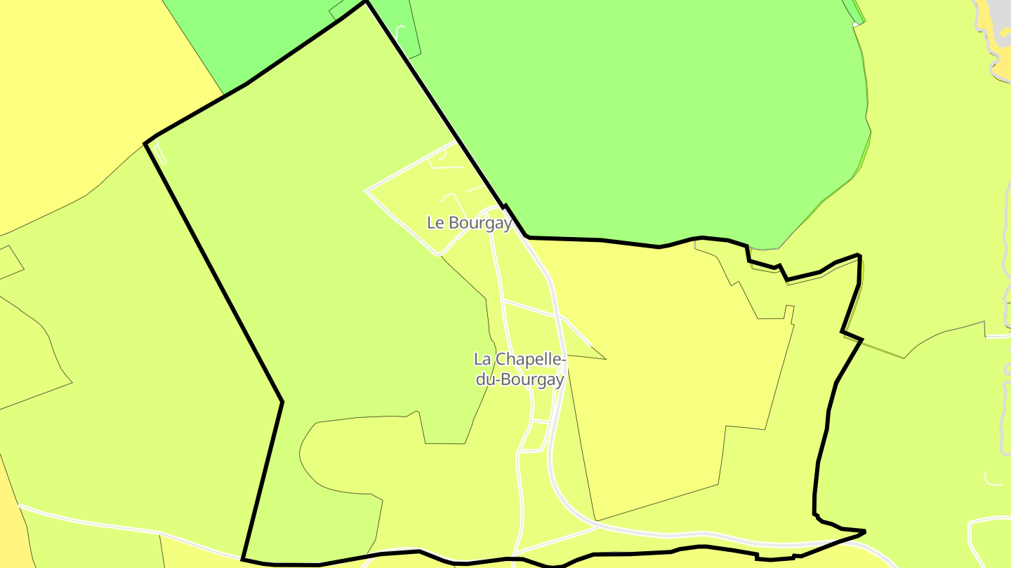 Carte des prix de l'immobilier La Chapelle-du-Bourgay