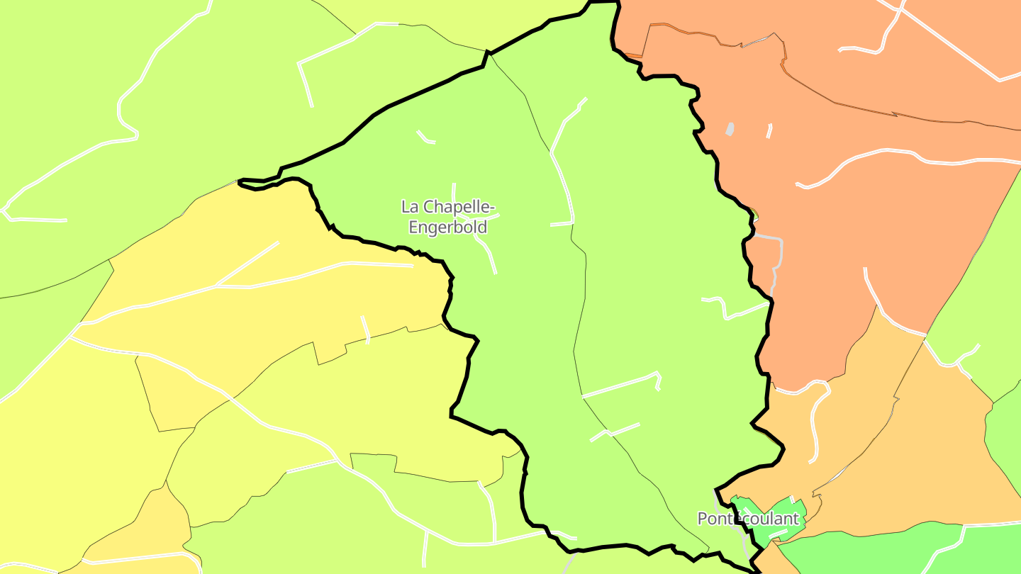 Carte des prix de l'immobilier La Chapelle-Engerbold