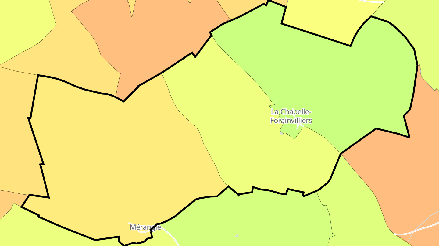 Carte des prix de l'immobilier La Chapelle-Forainvilliers