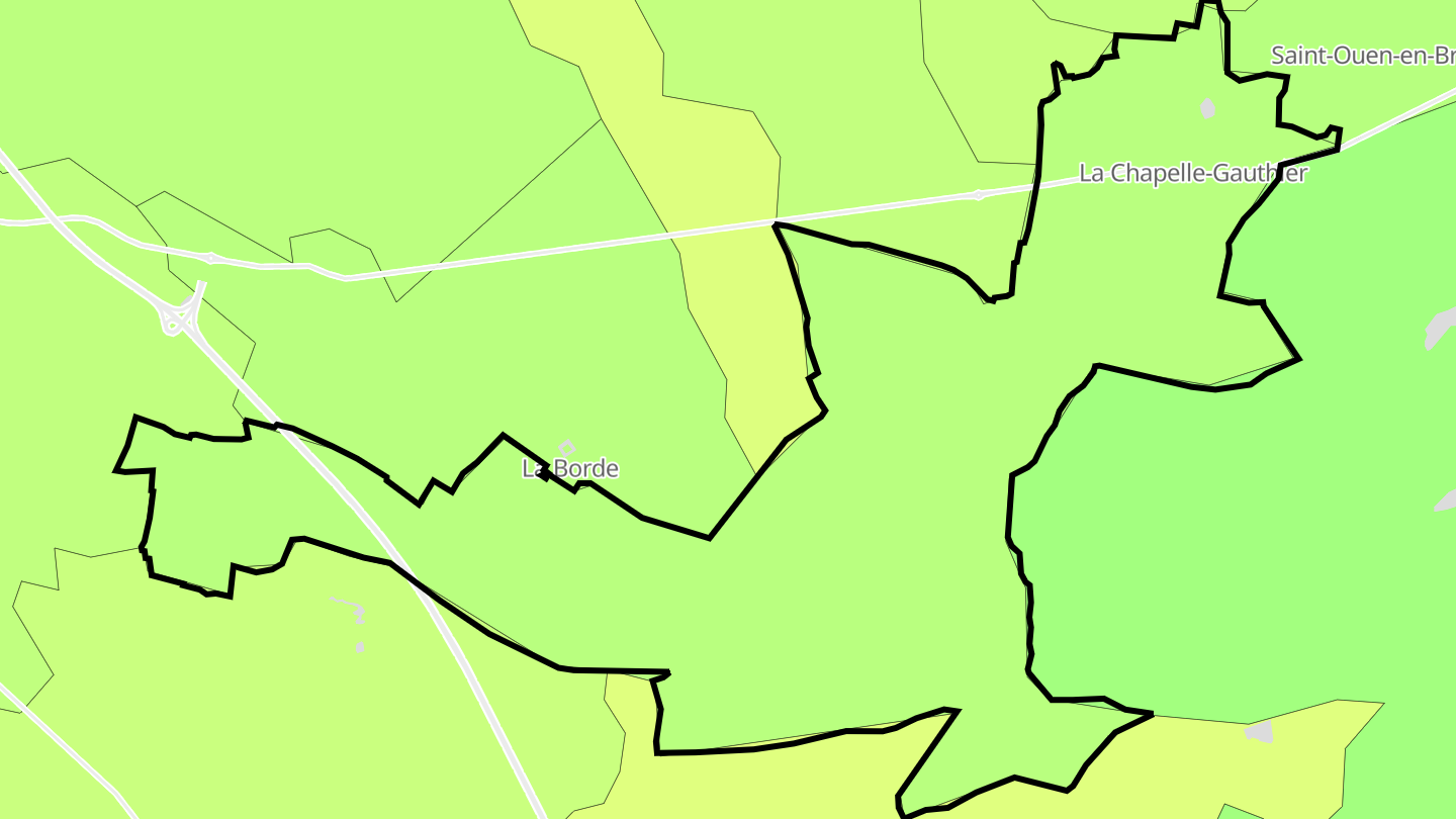 Carte des prix de l'immobilier La Chapelle-Gauthier
