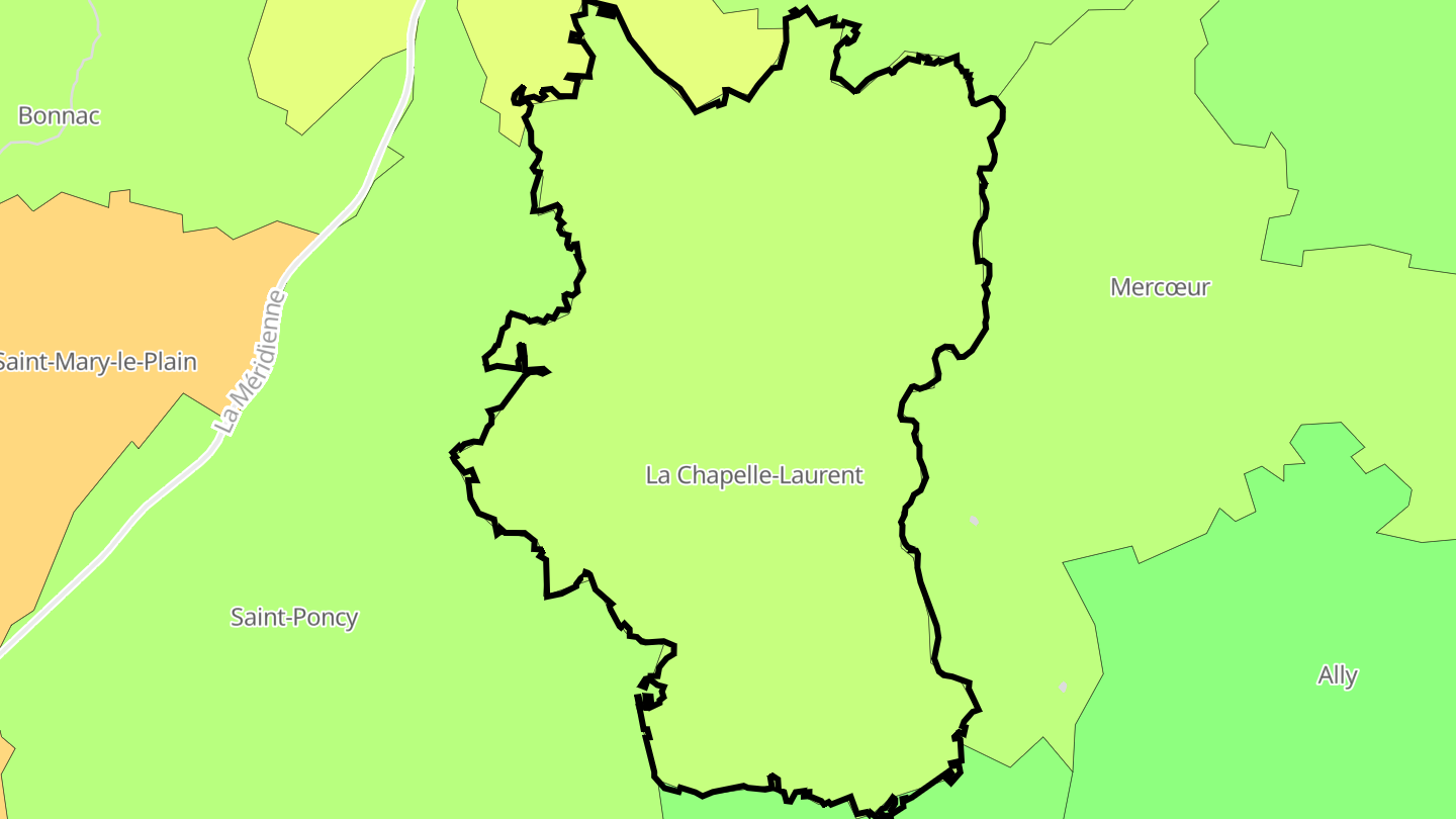 Carte des prix de l'immobilier La Chapelle-Laurent