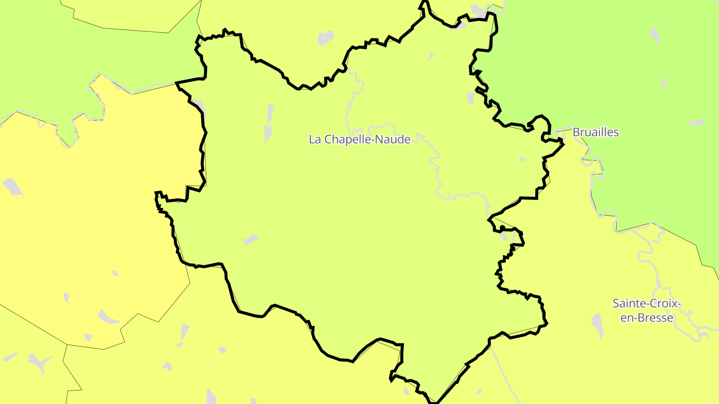Carte des prix de l'immobilier La Chapelle-Naude