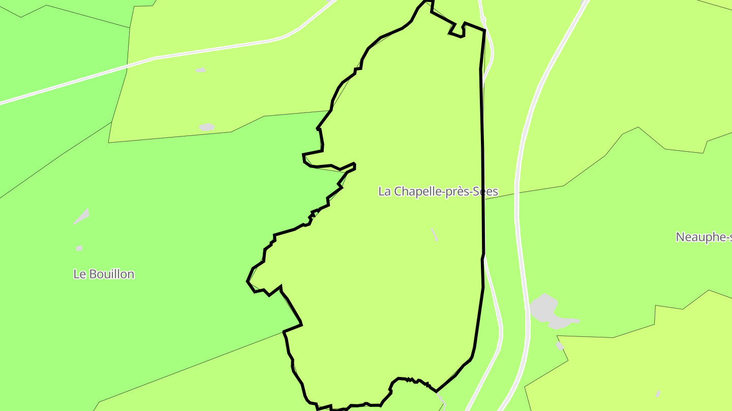 Carte des prix de l'immobilier La Chapelle-près-Sées