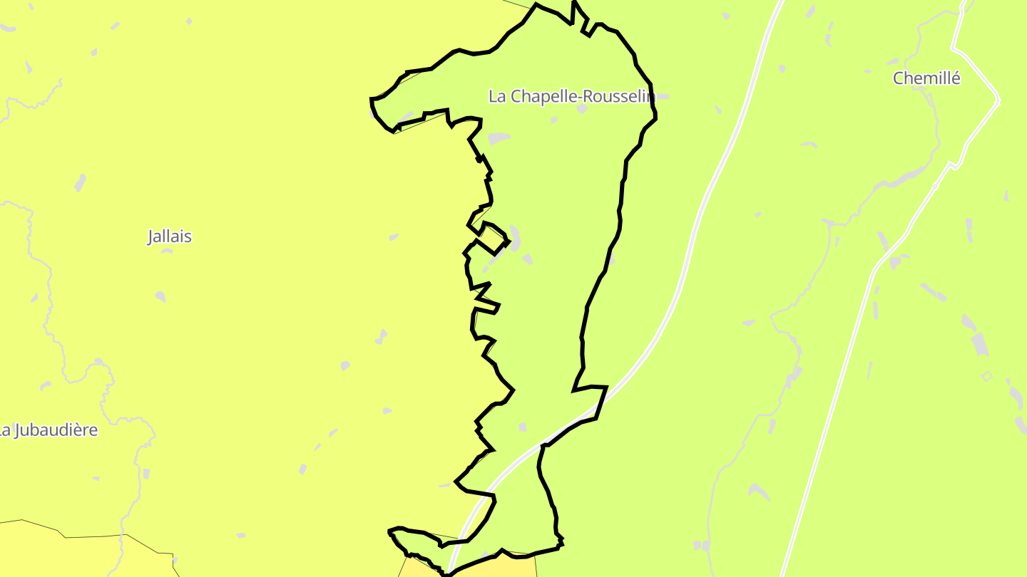 Carte des prix de l'immobilier La Chapelle-Rousselin