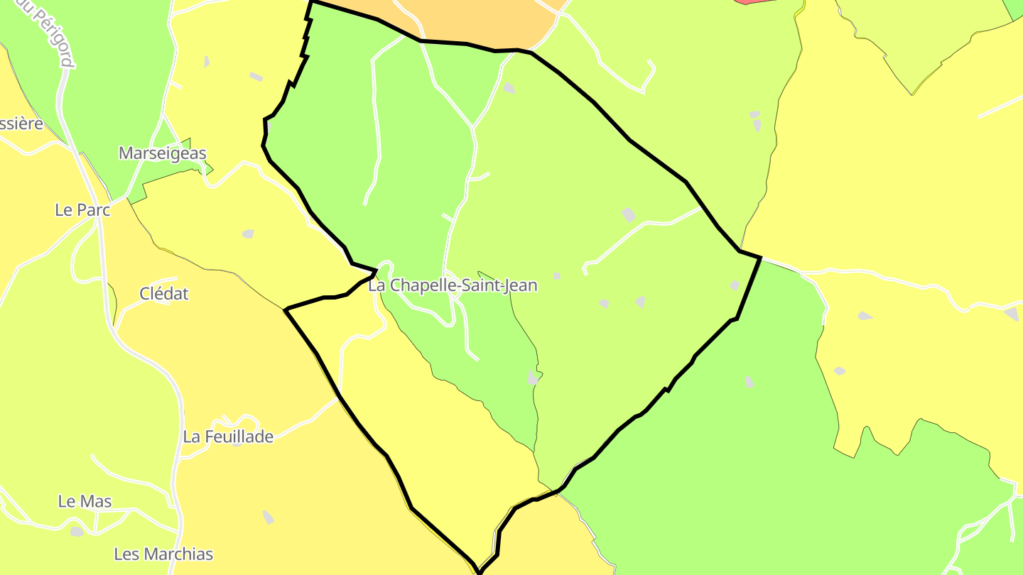 Carte des prix de l'immobilier La Chapelle-Saint-Jean