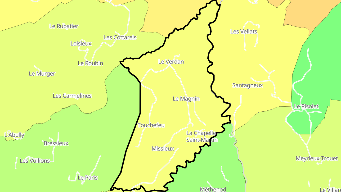 Carte des prix de l'immobilier La Chapelle-Saint-Martin