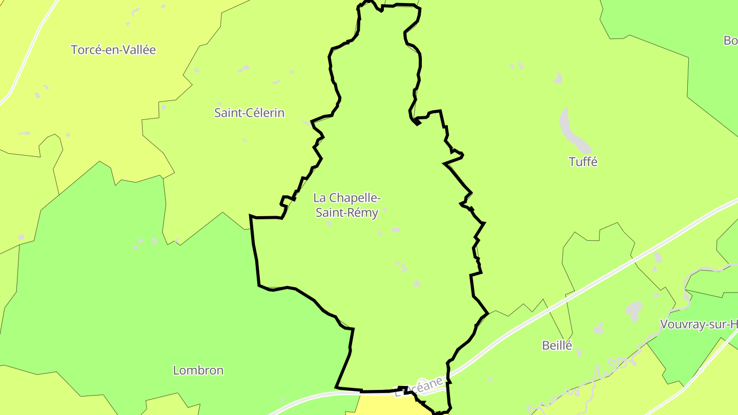 Carte des prix de l'immobilier La Chapelle-Saint-Rémy