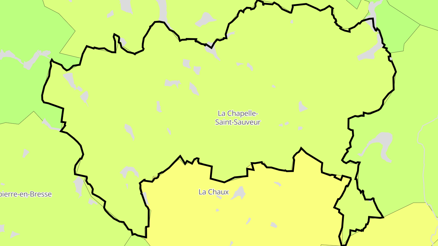 Carte des prix de l'immobilier La Chapelle-Saint-Sauveur