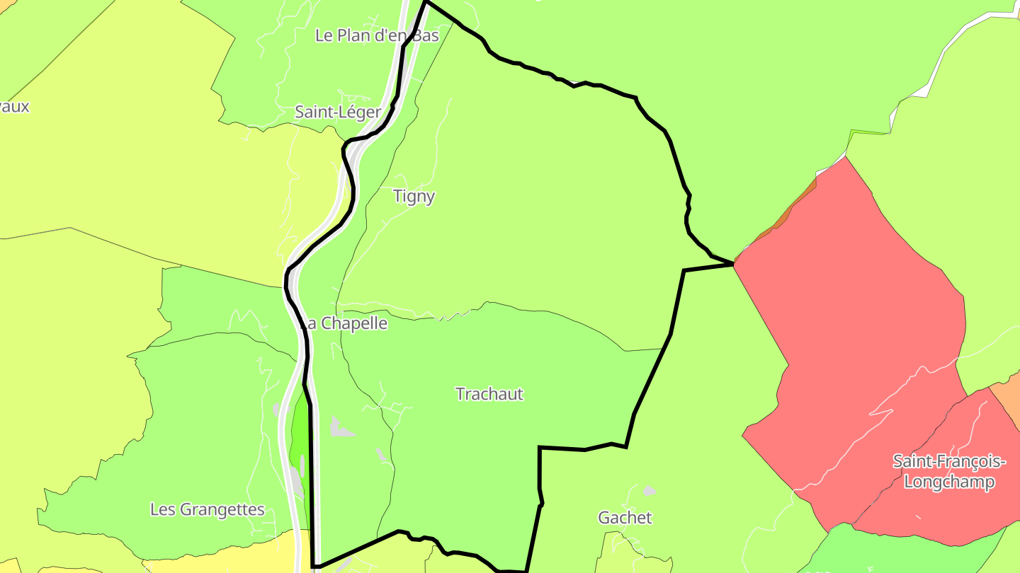 Carte des prix de l'immobilier La Chapelle
