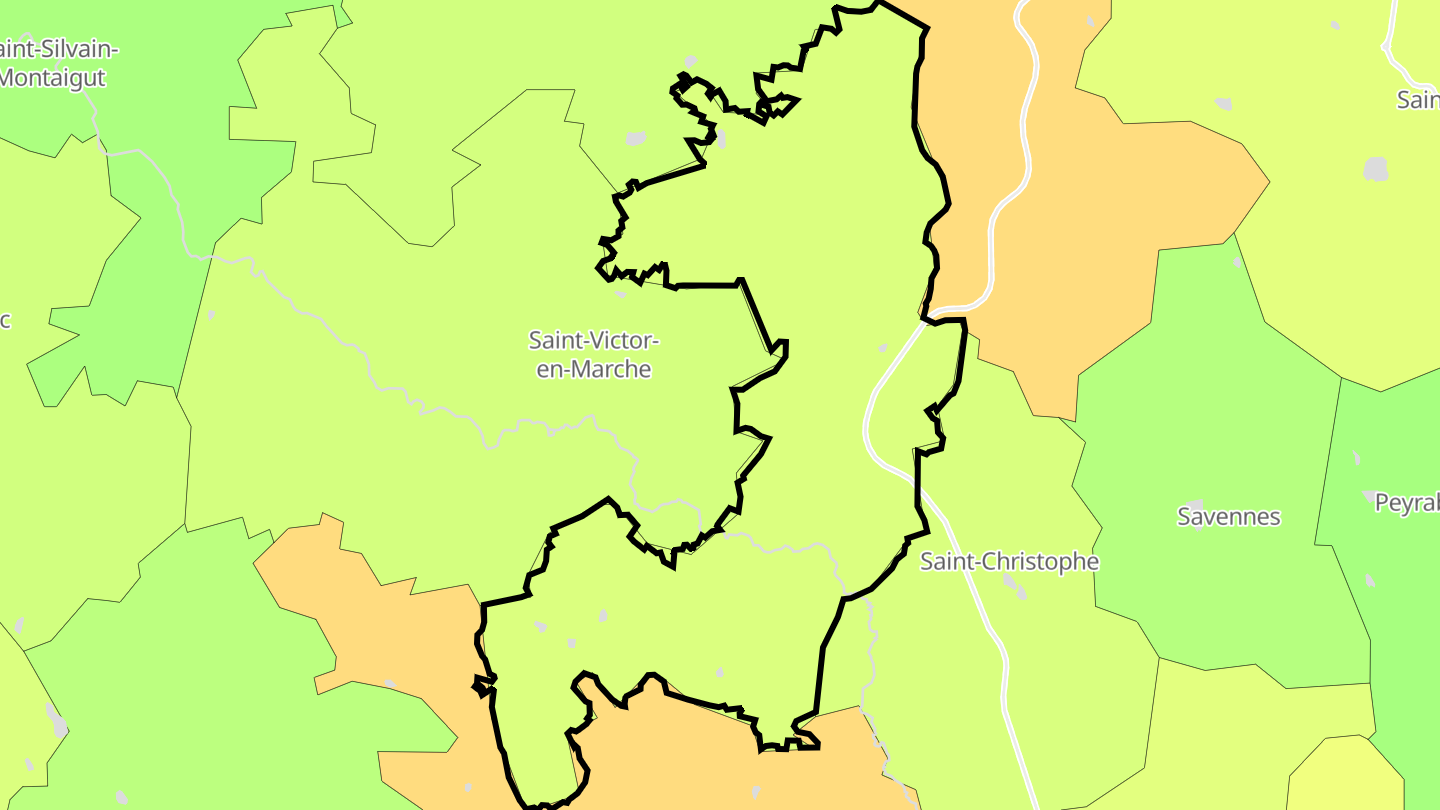 Carte des prix de l'immobilier La Chapelle-Taillefert