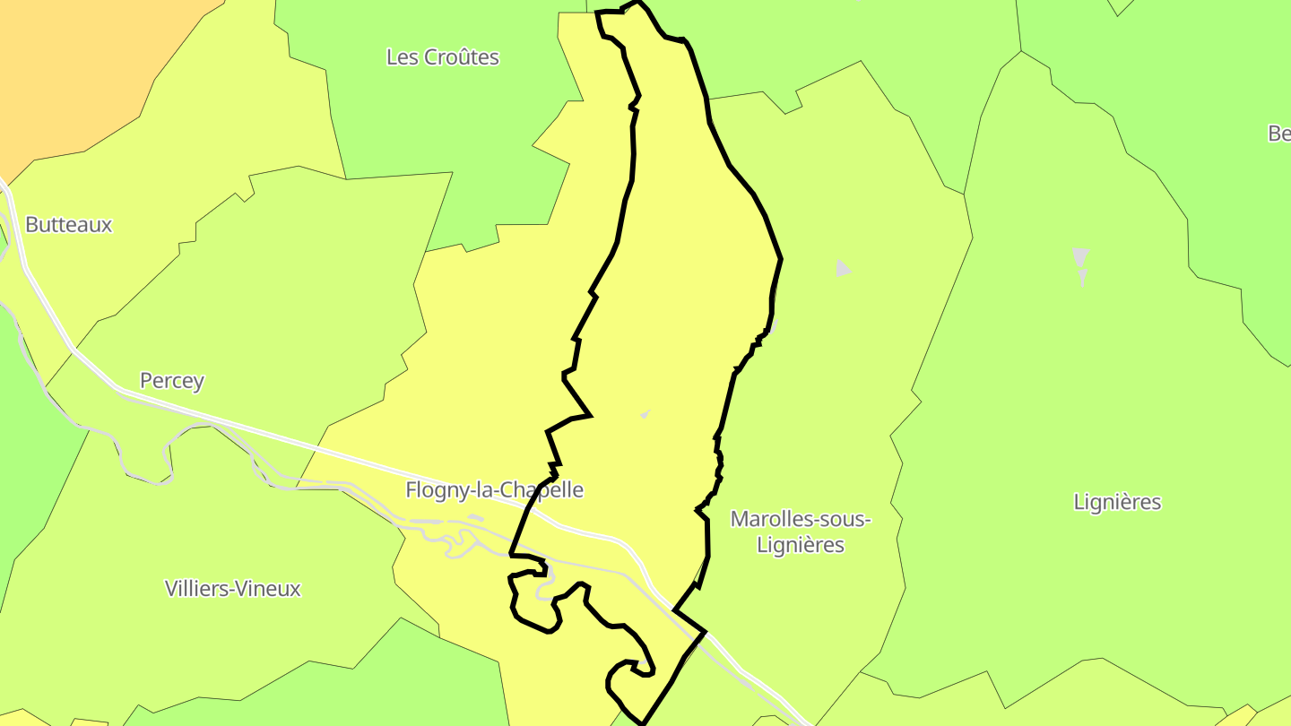Carte des prix de l'immobilier La Chapelle-Vieille-Forêt