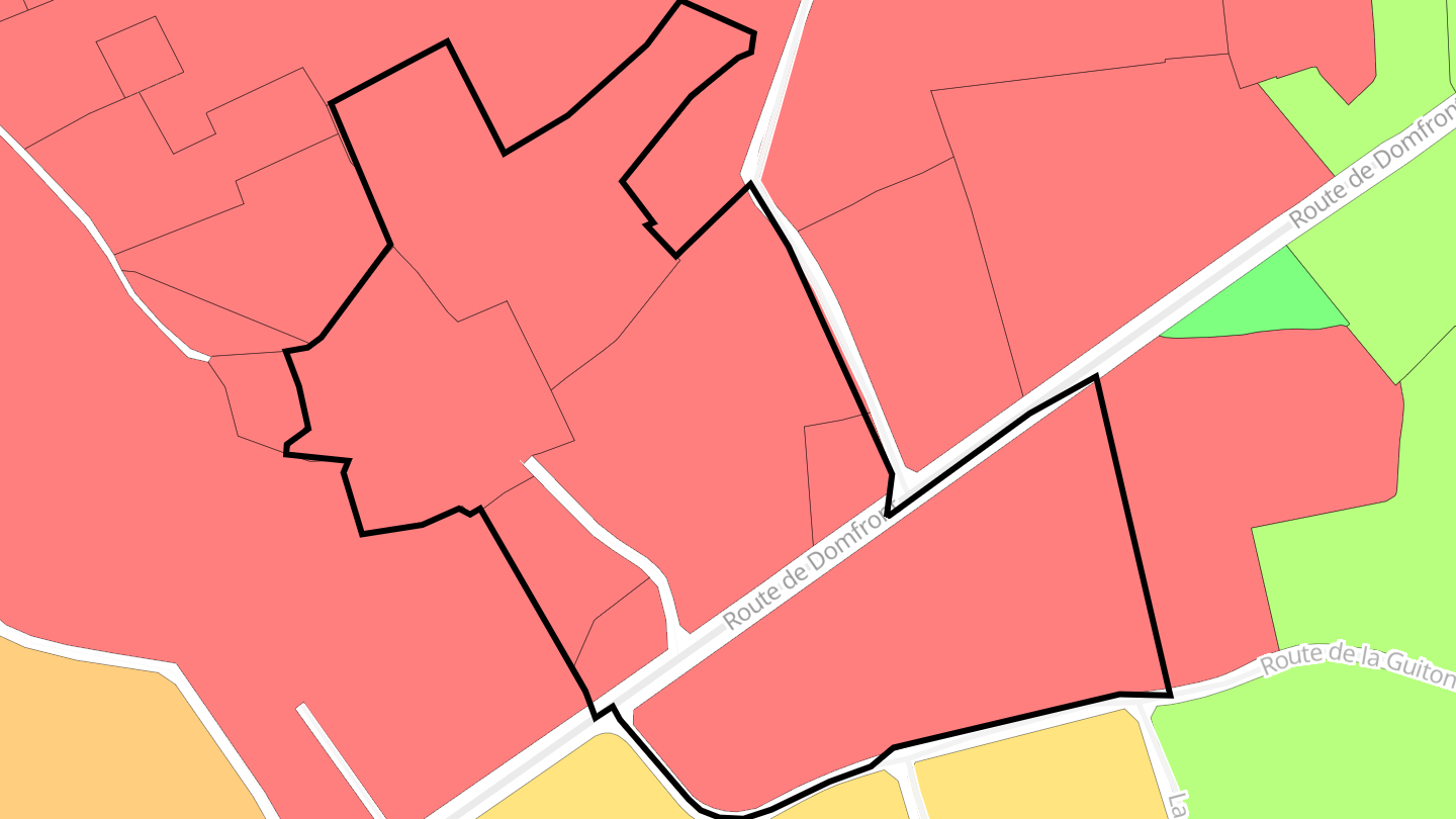 Carte des prix de l'immobilier La Charpenterie