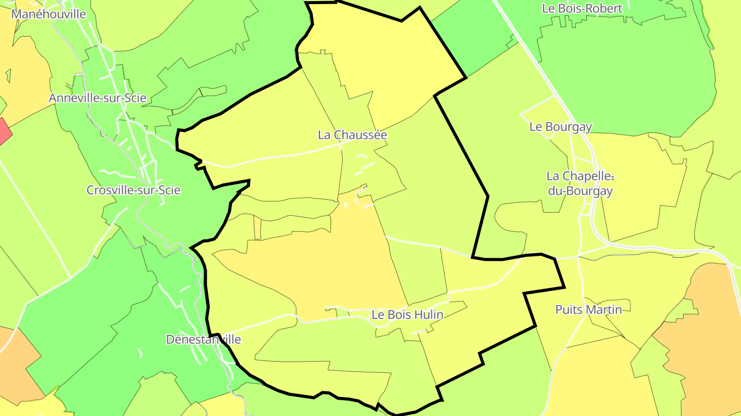 Carte des prix de l'immobilier La Chaussée
