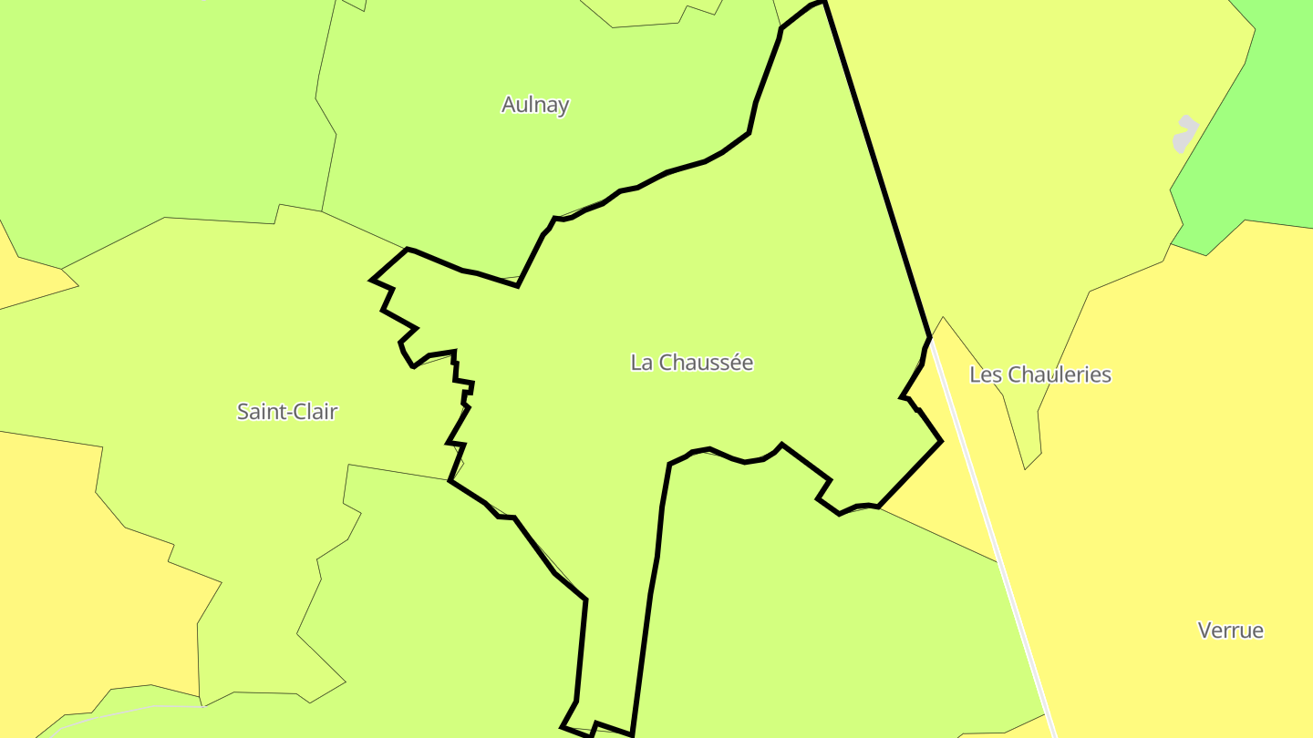 Carte des prix de l'immobilier La Chaussée