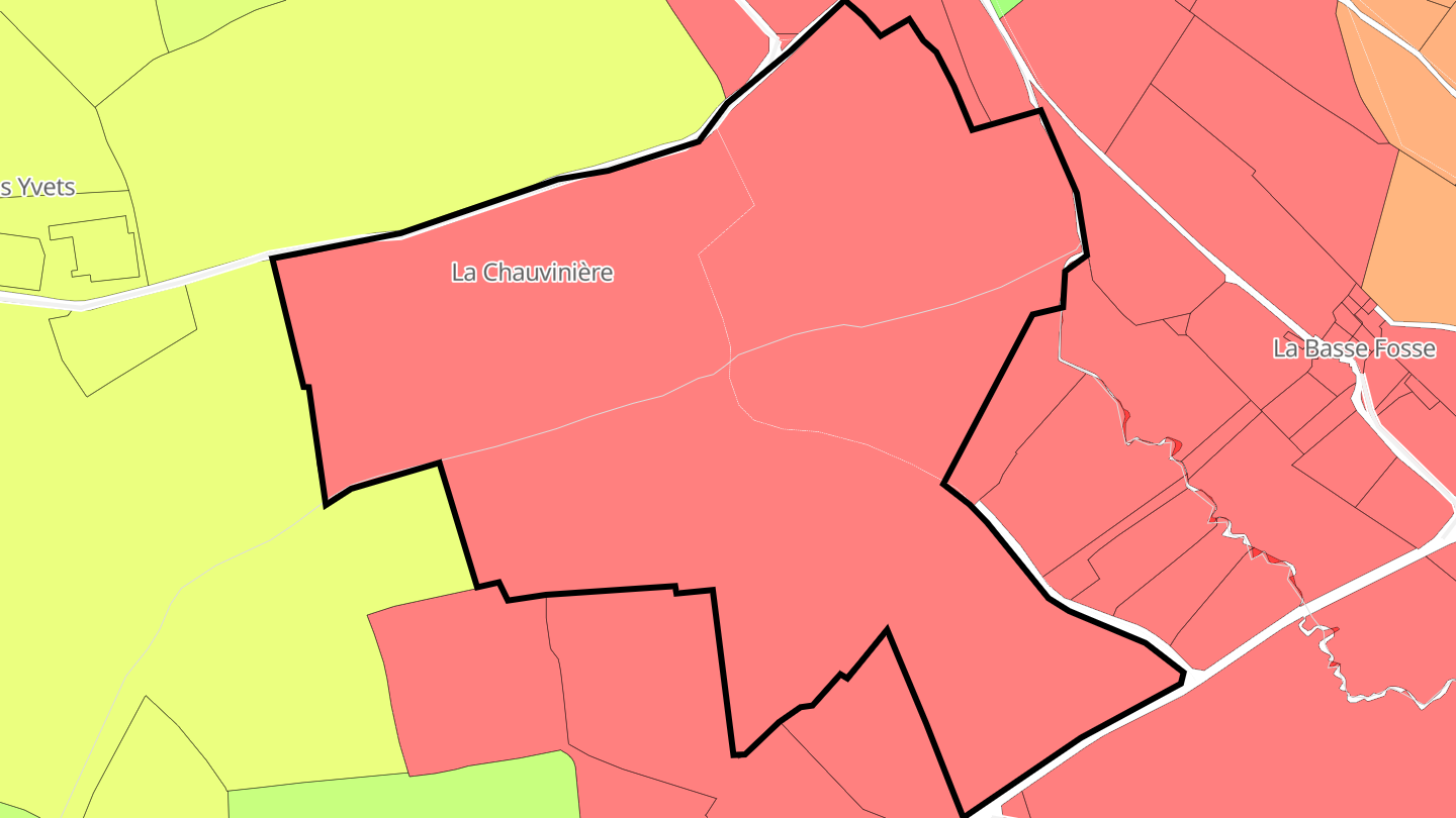 Carte des prix de l'immobilier La Chauvinière