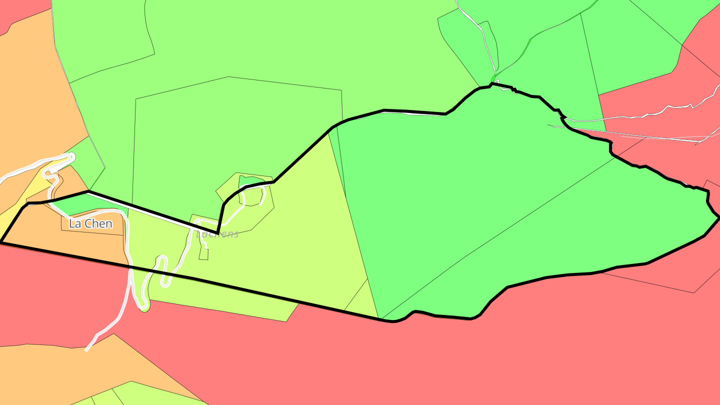 Carte des prix de l'immobilier La Chen