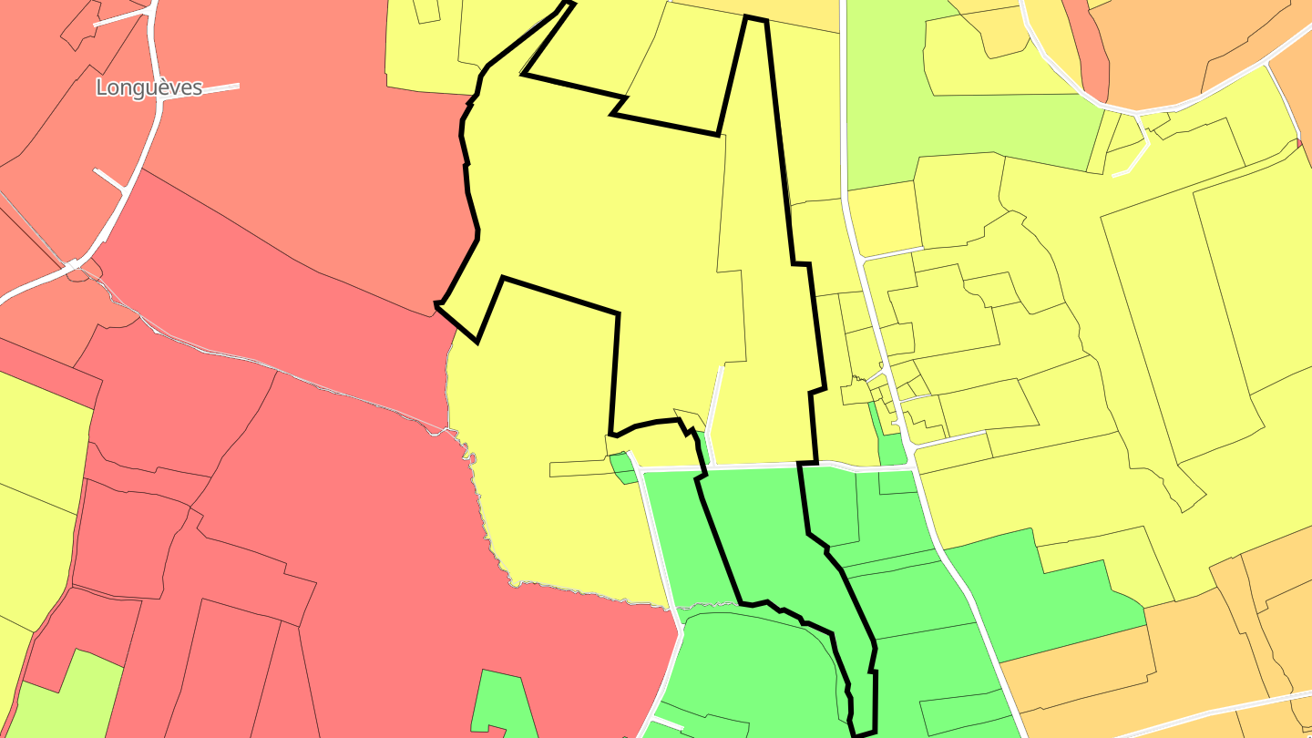 Carte des prix de l'immobilier La Cheslière