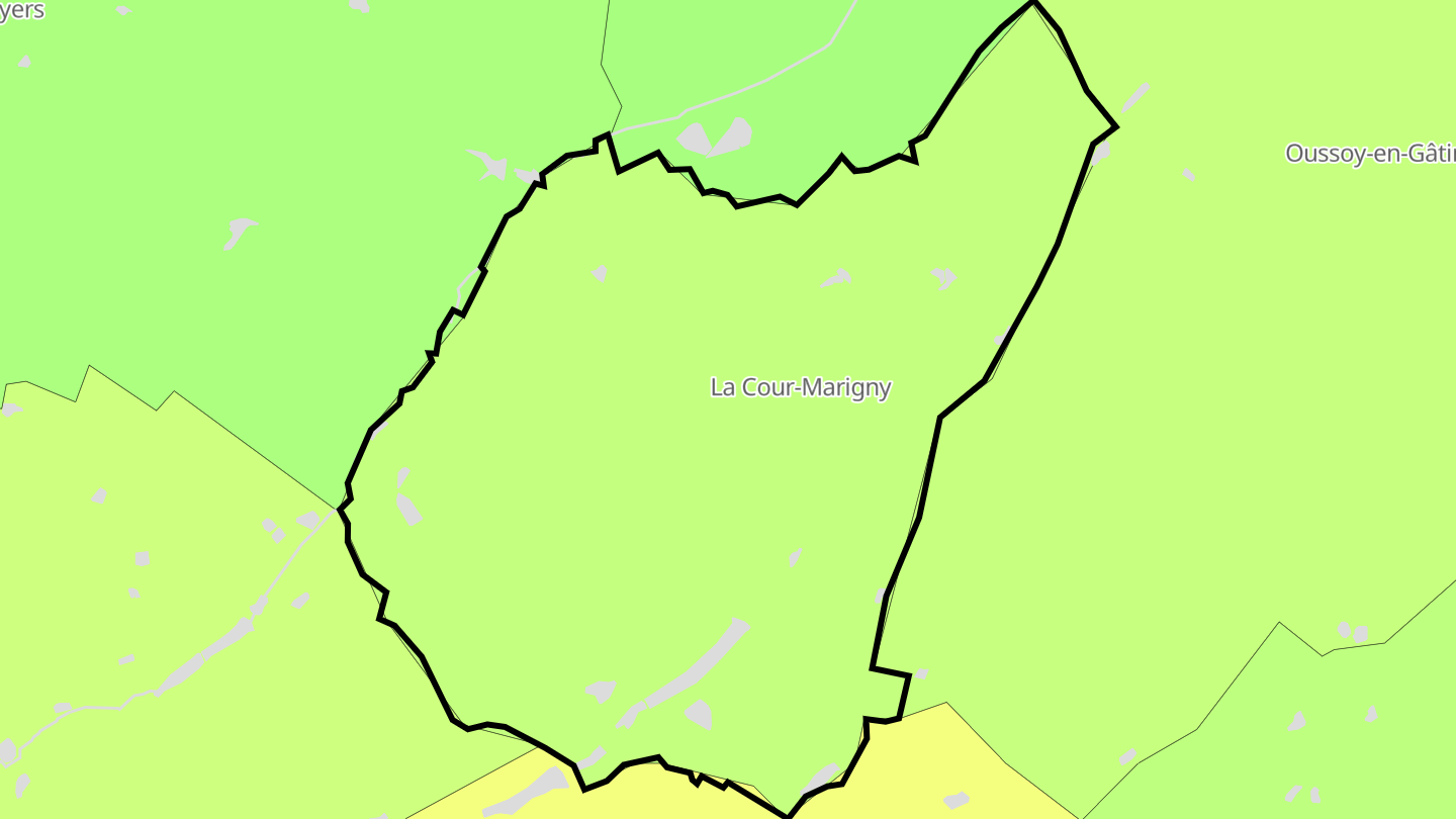 Carte des prix de l'immobilier La Cour-Marigny
