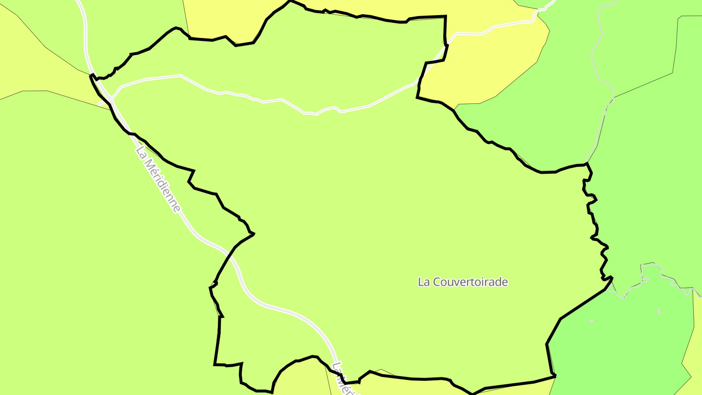 Carte des prix de l'immobilier La Couvertoirade