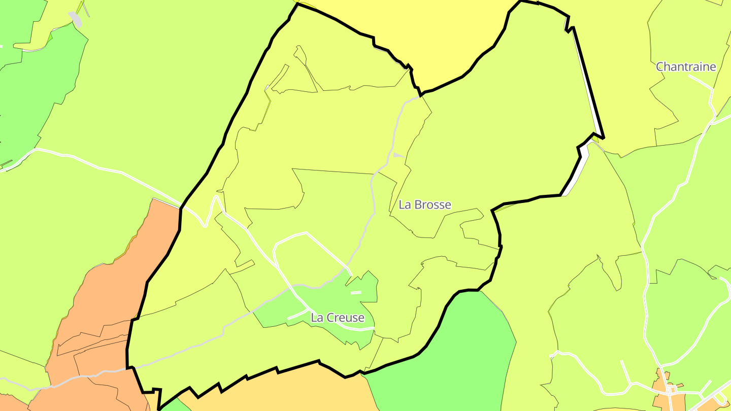 Carte des prix de l'immobilier La Creuse