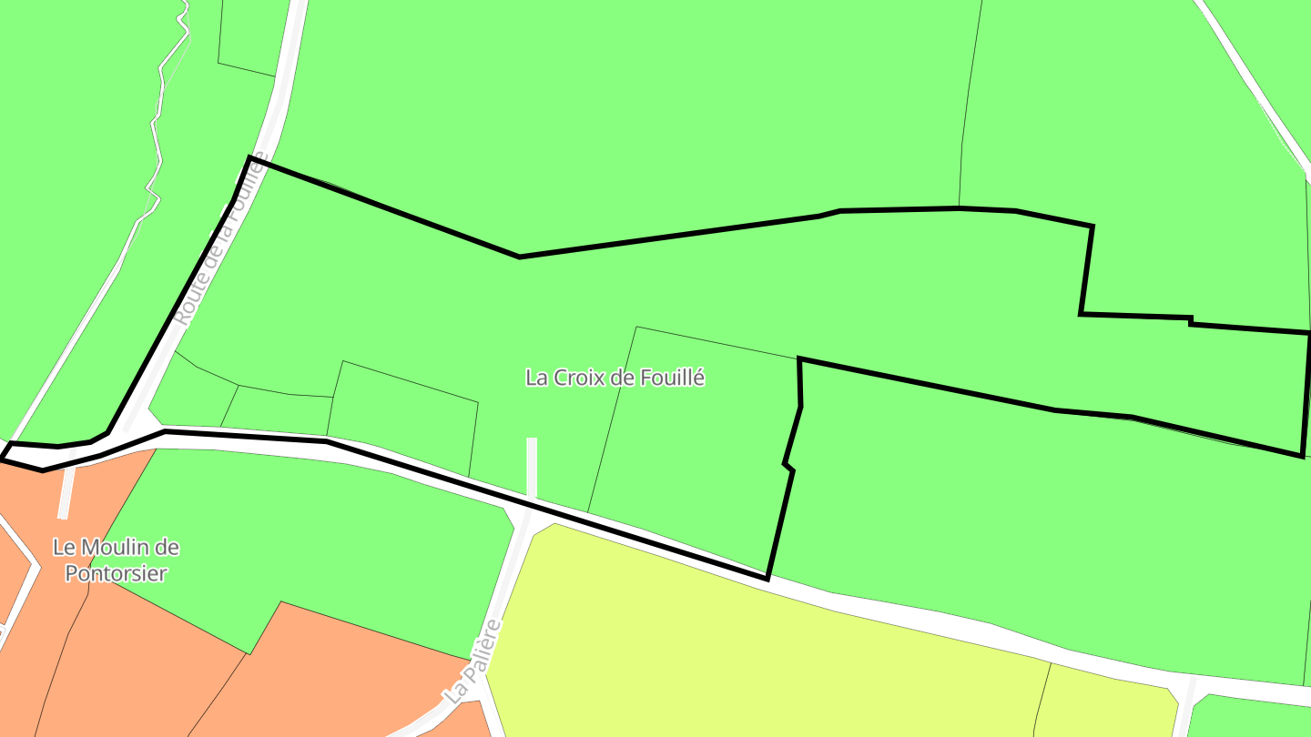 Carte des prix de l'immobilier La Croix de Fouillé